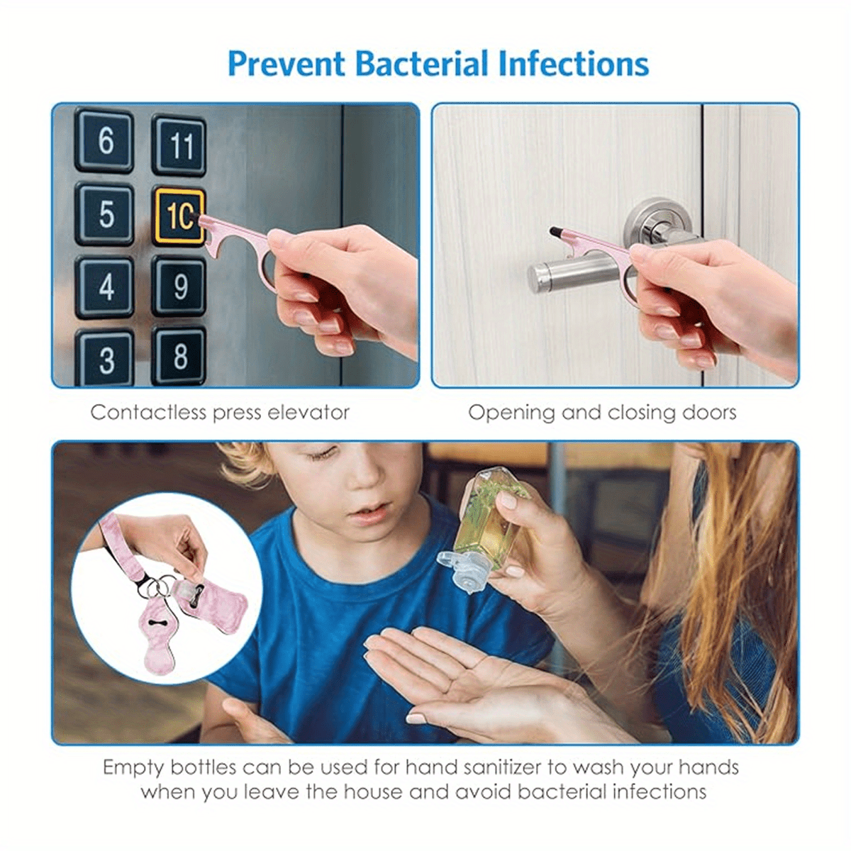 Σετ Ασφαλείας 12 Τεμαχίων για Γυναίκες - Μπρελόκ Αυτοάμυνας Πολλαπλών Χρήσεων