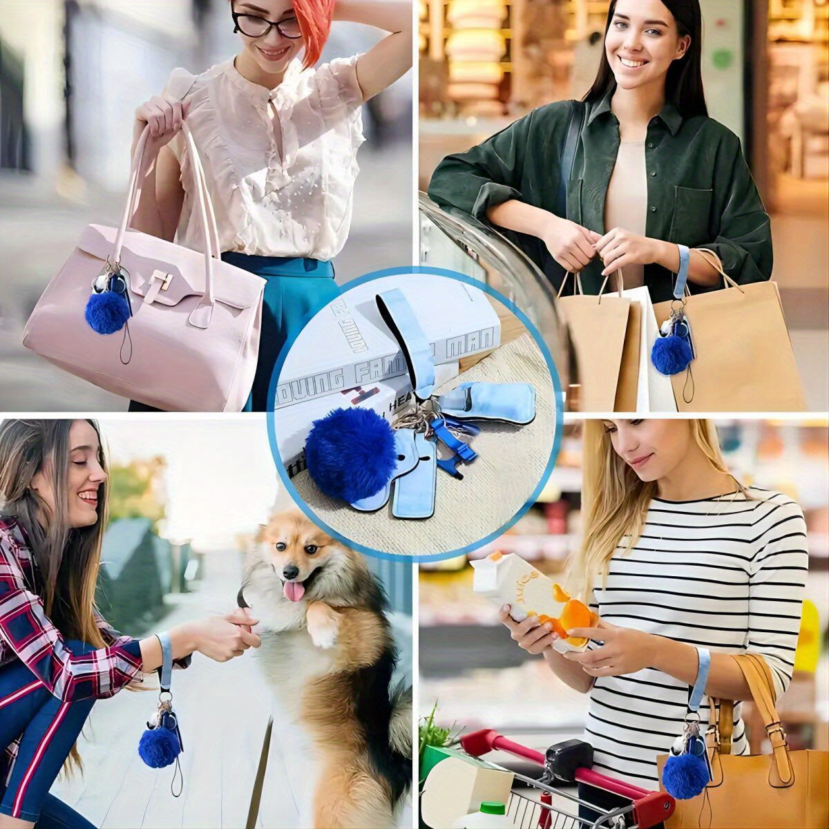 Σετ Ασφαλείας 12 Τεμαχίων για Γυναίκες - Μπρελόκ Αυτοάμυνας Πολλαπλών Χρήσεων