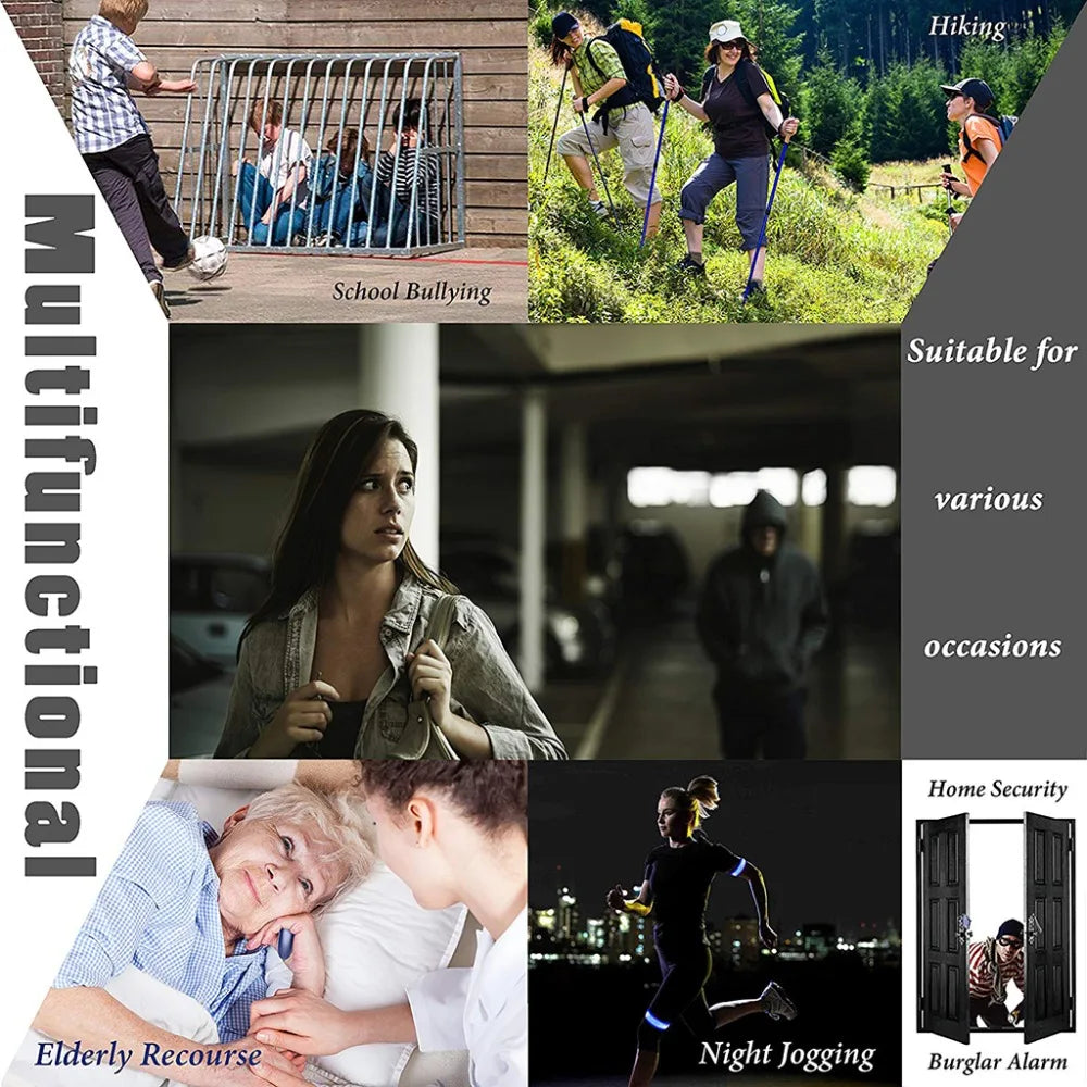 Συναγερμός Αυτοάμυνας 130db - Προσωπική Ασφάλεια για Γυναίκες & Παιδιά | Personal Safety Alarm