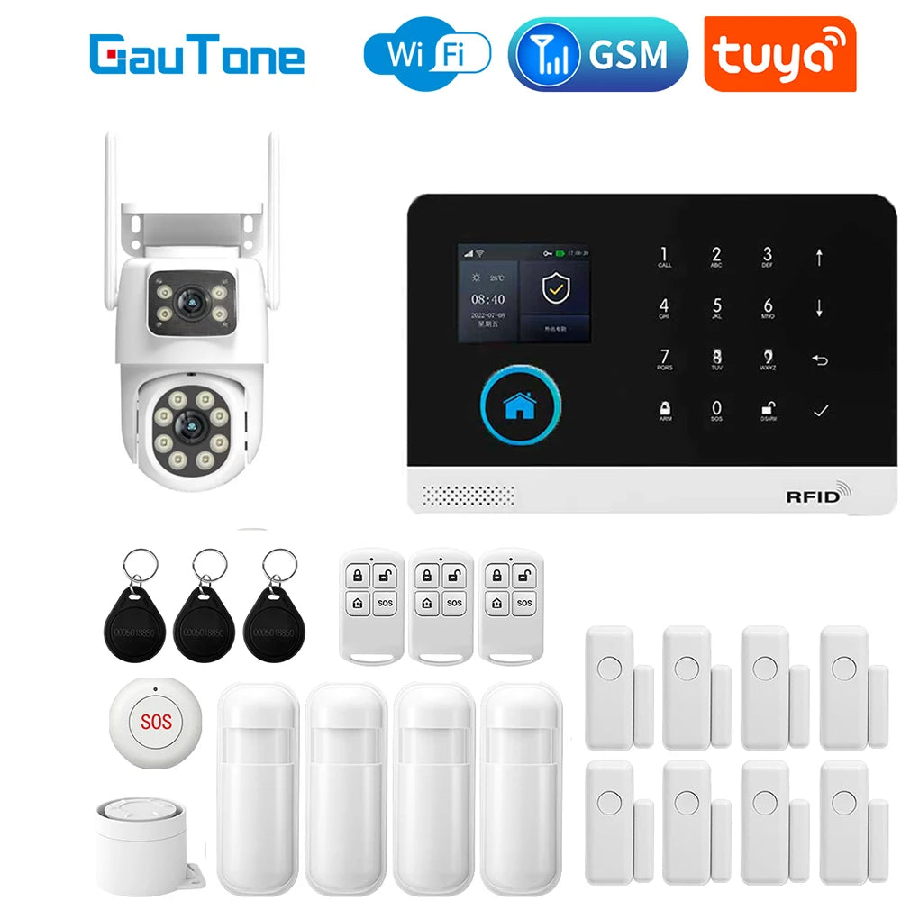 Σύστημα Συναγερμού GSM WiFi TUYA - Ασύρματο Smart Home 433MHz για Προστασία Σπιτιού