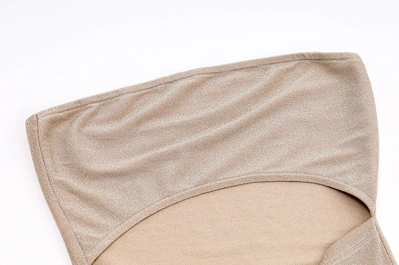 Strapless Glam – Τοπλες Καλοκαιρινό Φόρεμα με Σκίσιμο & Άνοιγμα