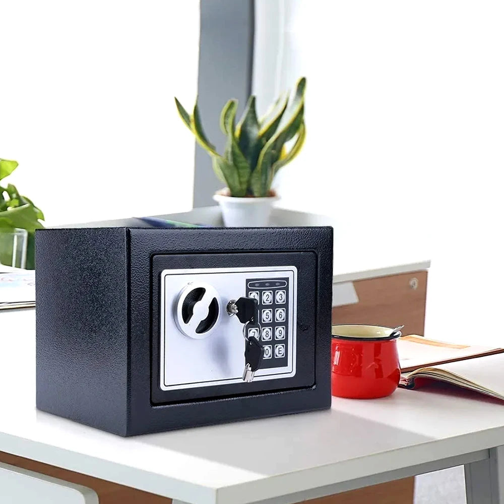 Ηλεκτρονικό Χρηματοκιβώτιο με Ψηφιακό Κωδικό - Ατσάλινο Κουτί Ασφαλείας για Σπίτι & Γραφείο