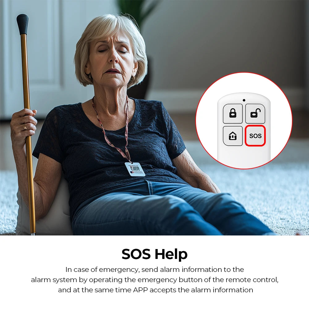 Σύστημα Συναγερμού GSM WiFi TUYA - Ασύρματο Smart Home 433MHz για Προστασία Σπιτιού