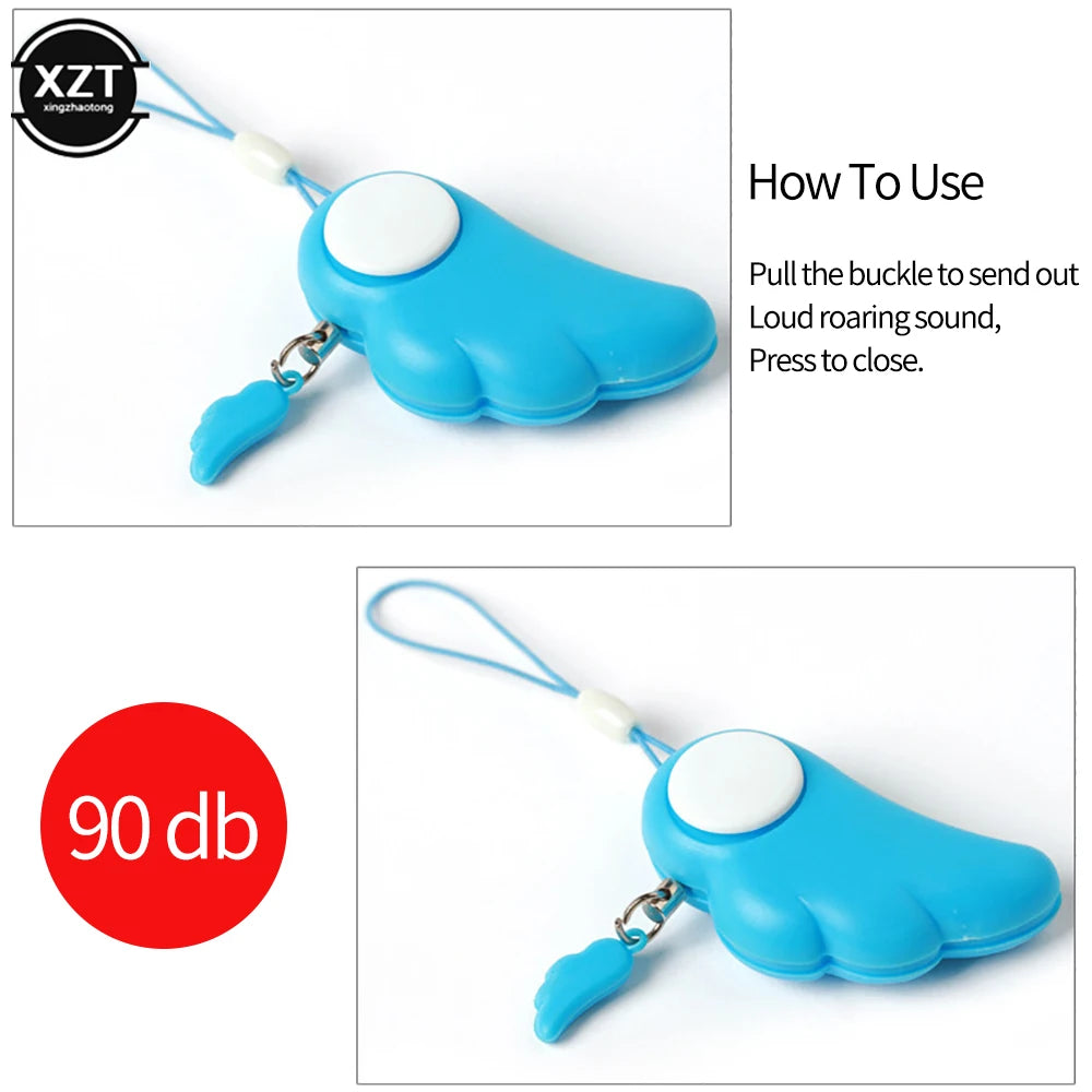 Συναγερμός Ασφαλείας 90dB με Φως - Personal Safety Alarm Keychain για Γυναίκες