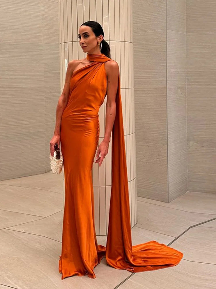 Σατέν Καλοκαιρινό Φόρεμα