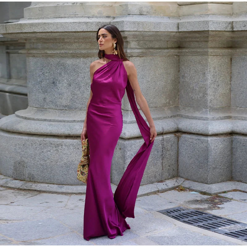 Σατέν Καλοκαιρινό Φόρεμα