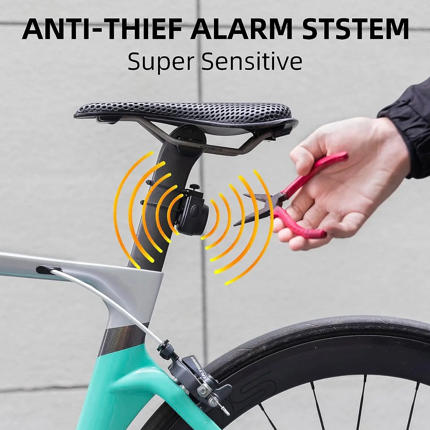 Αντικλεπτικός Συναγερμός Ποδηλάτου/Μοτοσικλέτας - Rechargeable Bike Alarm με Αισθητήρα Κίνησης