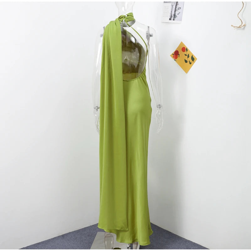 Σατέν Καλοκαιρινό Φόρεμα