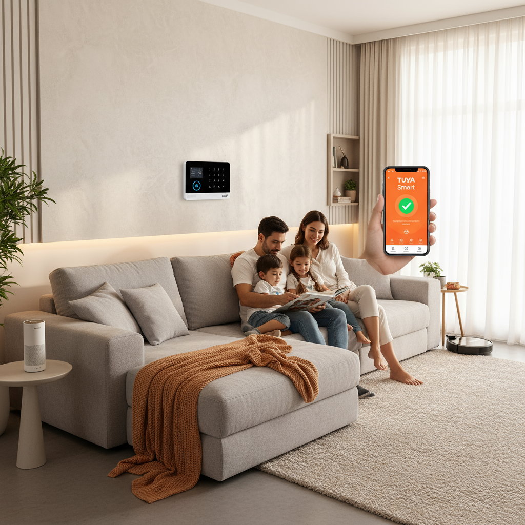 Οικογένεια με TUYA Ασφάλεια